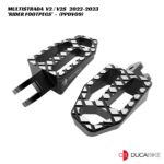 DucaBike CNC Rider Footpegs PPDV09 - Ducati Multistrada V2 / V2S 2022-2023