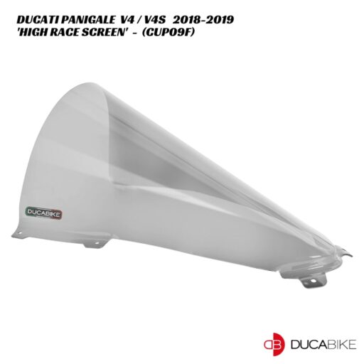 DucaBike High Race Screen CUP09F - SMOKED - Ducati Panigale V4 / V4S 2018-2019