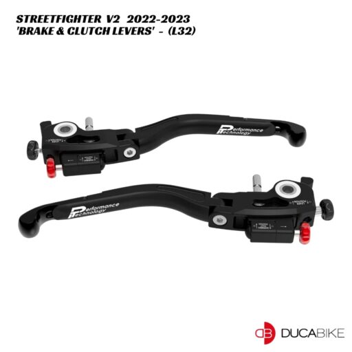 DucaBike ULTIMATE Brake & Clutch Levers - L32 - Ducati Streetfighter V2 2022-2023