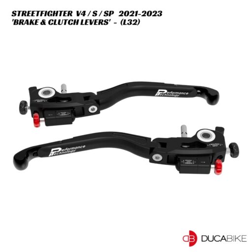 DucaBike ULTIMATE Brake & Clutch Levers - L32 - Ducati Streetfighter V4 / S / SP 2021-2023
