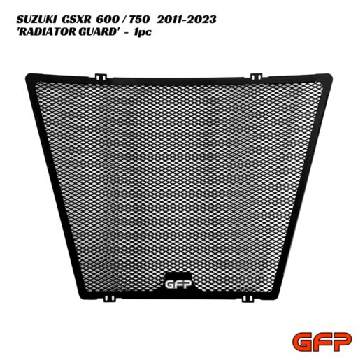 GFP Aluminium Radiator Guard - 1pc - Suzuki GSXR600 / GSXR750 2011-2023