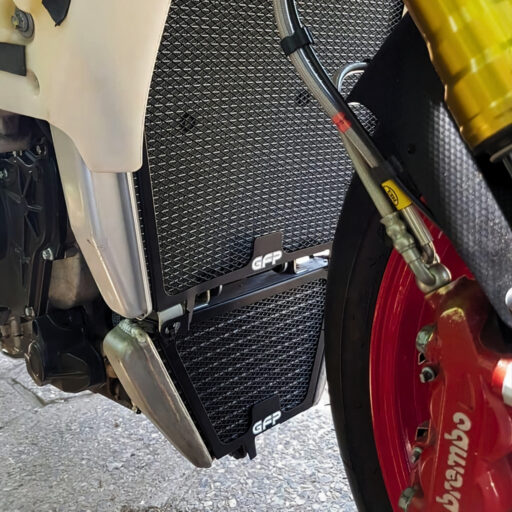 GFP Aluminium Radiator & Oil Cooler Guards - 2pc - Aprilia RSV4 R / RR / RF / Factory 2009-2022