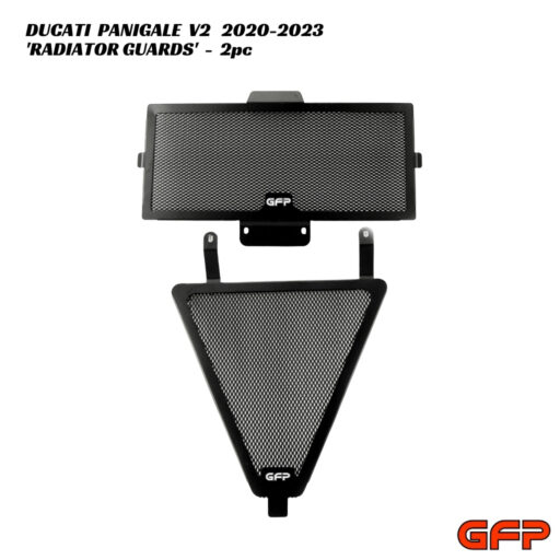 GFP Aluminium Radiator & Oil Cooler Guards - 2pc - Ducati Panigale V2 2020-2023