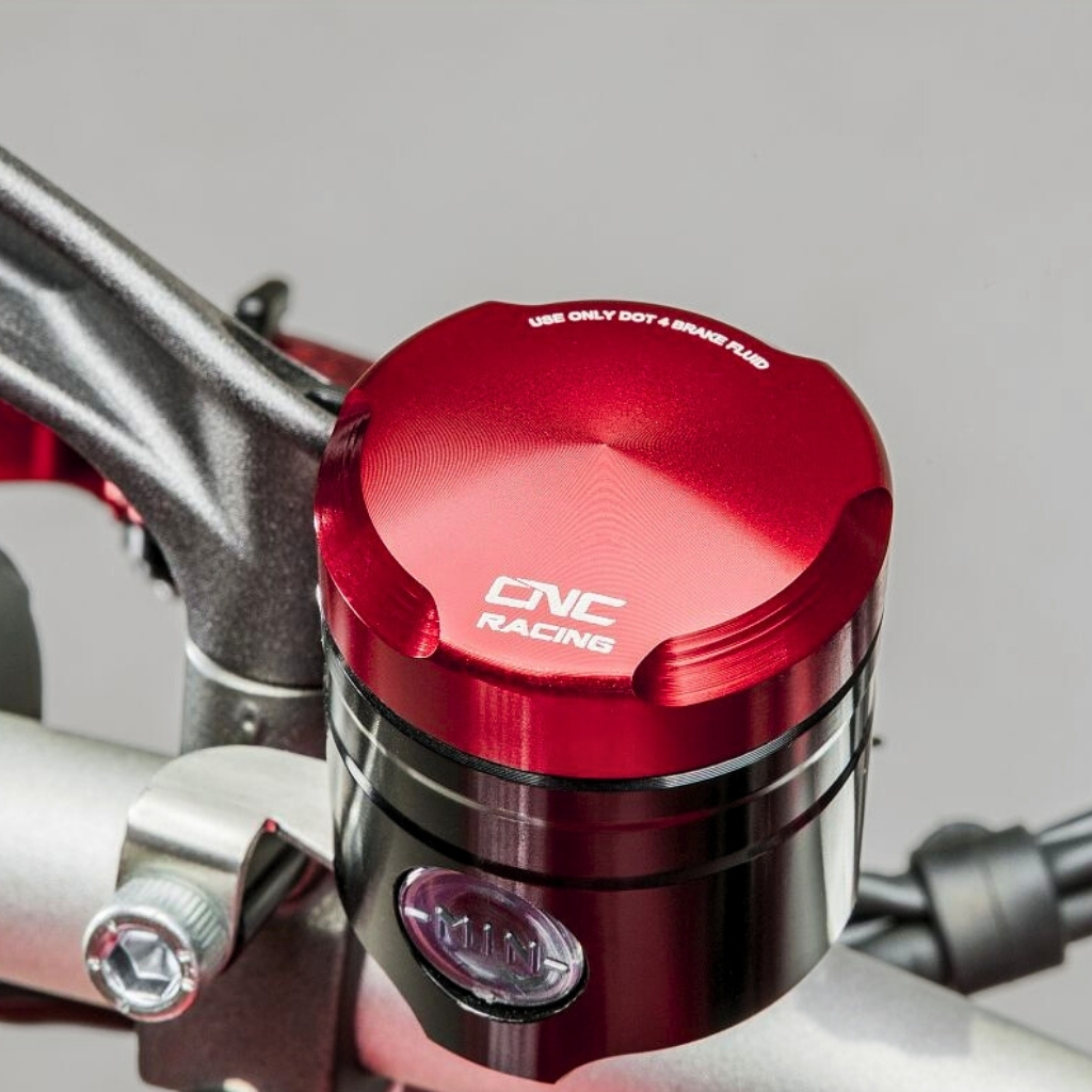 CNC Machined Aluminum Brake Fluid Reservoir Cap For Yamaha MT07 MT09 MT10 (2014-2019) - Custom Fit, Anodized Finish