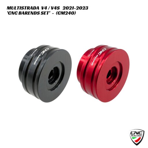 CNC Billet Bar Ends Set - CM240 - Ducati Multistrada V4 / V4S 2021-2023