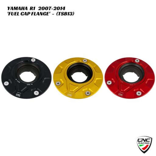 CNC Billet Fuel Cap Flange - TSB13 - Yamaha R1 2007-2014
