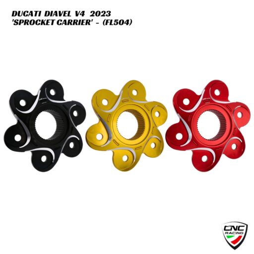 CNC Billet Rear Sprocket Carrier - FL504 - Ducati Diavel V4 2023