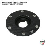 CNC Carbon Fiber Fuel Cap Flange - TSB25 - Ducati Multistrada 1200 / S 2010-2017