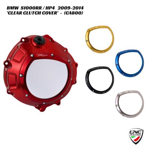 CNC Clear Clutch Cover - CA800 - BMW S1000RR / HP4 2009-2014