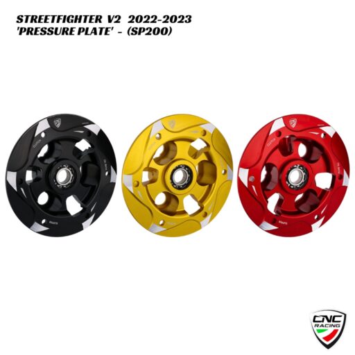 CNC Clutch Pressure Plate With Bearing - SP200 - Ducati Streetfighter V2 2022-2023