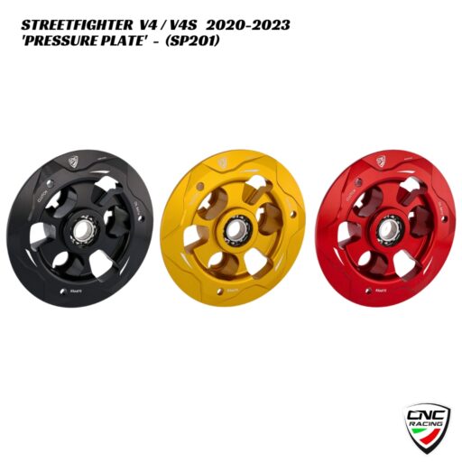 CNC Clutch Pressure Plate With Bearing - SP201 - Ducati Streetfighter V4 / V4S 2020-2023
