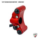 CNC Left Handlebar Switch RED - SWD13R - Ducati Streetfighter V4 / S / SP 2020-2023