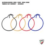 CNC Wheel Nut Safety Spring Clip - DAM01 - Ducati 1199 / 1299 Superleggera 2014-2018
