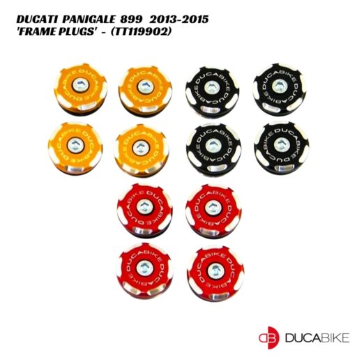 DucaBike Billet Frame Plug Kit - TT119902 - Ducati Panigale 899 2013-2015