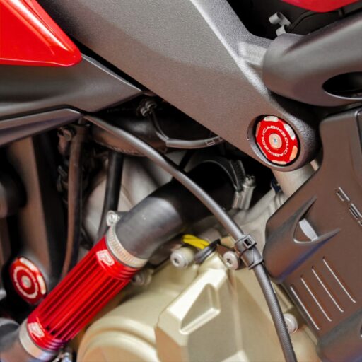 DucaBike Billet Frame Plug Kit - TTV401 - Ducati Streetfighter V4 / S / SP 2020-2023