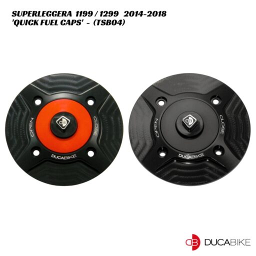DucaBike Billet Quick Release Fuel Cap - TSB04 - Ducati 1199 / 1299 Superleggera 2014-2018
