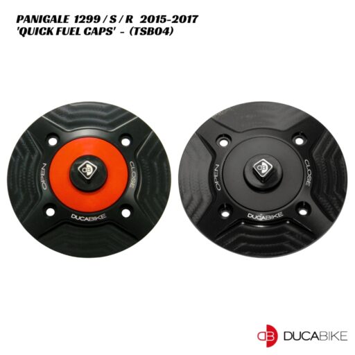DucaBike Billet Quick Release Fuel Cap - TSB04 - Ducati Panigale 1299 / S / R 2015-2017
