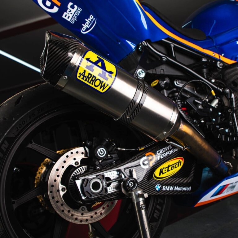 Arrow Race-Tech Titanium Slip-On & Mid-Pipe - 71903PK - BMW S1000RR / M1000RR 2023