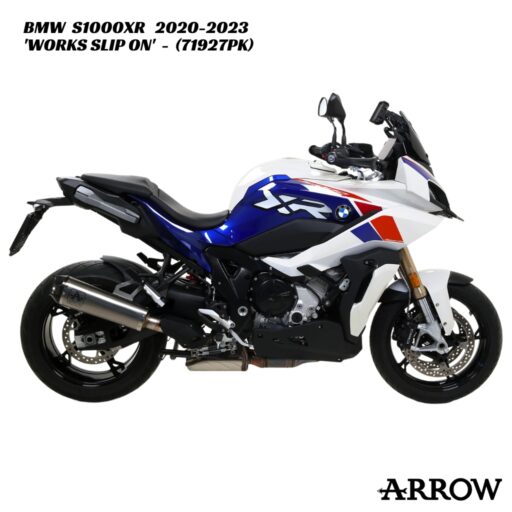 Arrow Works Titanium Slip-On & Mid-Pipe - 71927PK - BMW S1000XR 2020-2023
