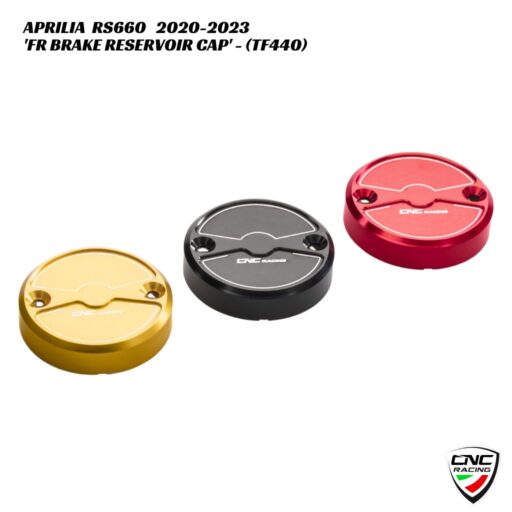 CNC Aluminium Front Brake Reservoir Cover - TF440 - Aprilia RS660 2020-2023