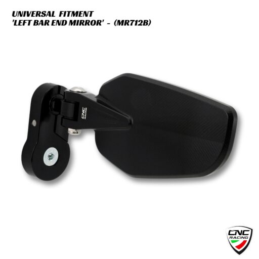CNC Billet Bar End Mirror - EVO - MR712B - Universal Left Side