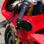 CNC Billet Bar End Mirror - ROCKET - MR702BS - Universal Left Side