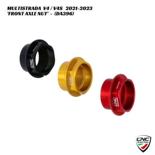 CNC Billet Front Axle Nut - DA396 - Ducati Multistrada V4 / V4S 2021-2023