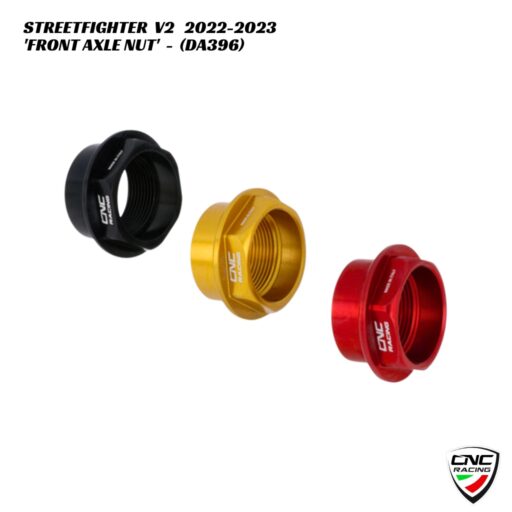 CNC Billet Front Axle Nut - DA396 - Ducati Streetfighter V2 2022-2023