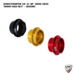 CNC Billet Front Axle Nut - DA396 - Ducati Streetfighter V4 / S / SP 2020-2023