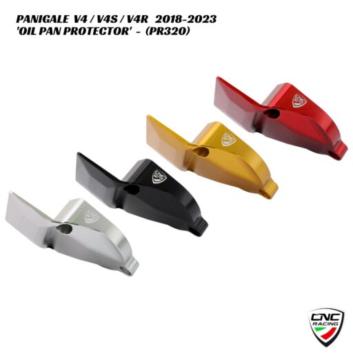CNC Billet Oil Pan Protection Cover - PR320 - Ducati Panigale V4 / V4S / V4R 2018-2023