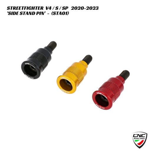 CNC Billet Side Stand Pin - STA01 - Ducati Streetfighter V4 / S / SP 2020-2023