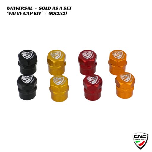 CNC Billet Valve Cap Kit - KS252 - SET