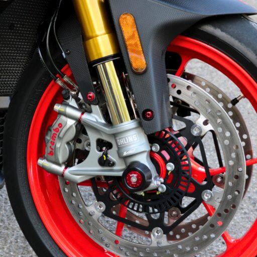 CNC Front Brake Caliper Spacers - 4pc - IFD01 - Aprilia Tuono V4 2017-2023