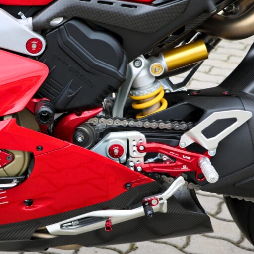 CNC Rearset Plug Kit - 2pc - TT322 - Ducati Panigale V2 2020-2023