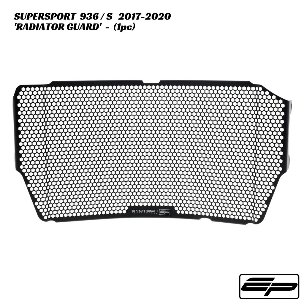 Evotech Aluminium Radiator Guard - 1pc - Ducati Supersport 936 / S 2017-2020