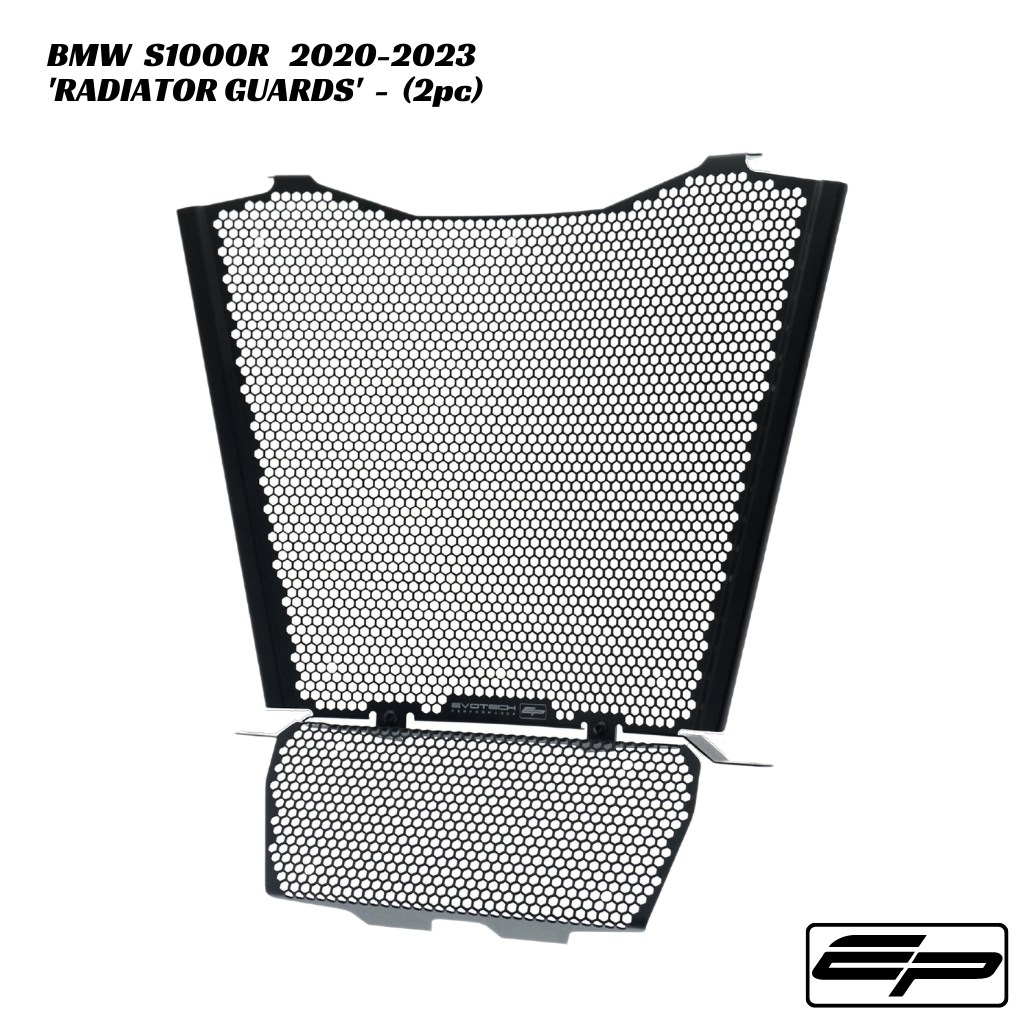Evotech Aluminium Radiator & Oil Cooler Guards - 2pc - BMW S1000R 2020-2023