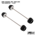 Evotech Front & Rear Axle Slider Kit - BMW S1000RR / HP4 2009-2014