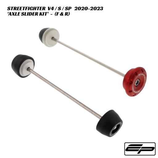 Evotech Front & Rear Axle Slider Kit - Ducati Streetfighter V4 / S / SP 2020-2023