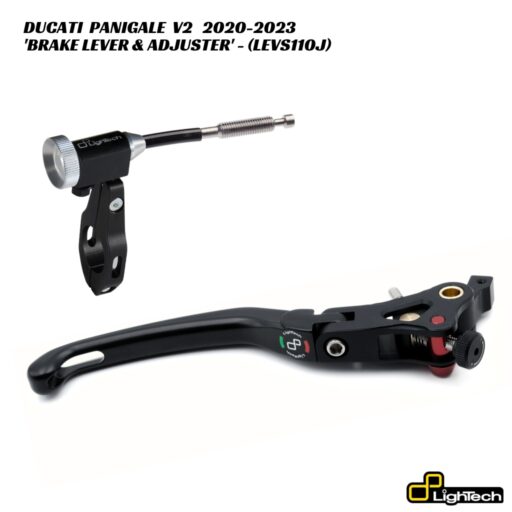 LighTech Brake Lever With Remote Adjuster - LEVS110J - Ducati Panigale V2 2020-2023