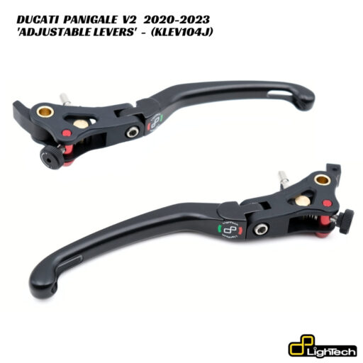 LighTech Folding Brake & Clutch Levers - KLEV104J - Ducati Panigale V2 2020-2023