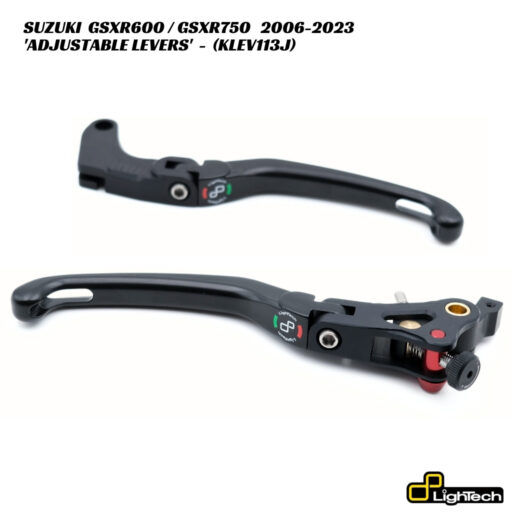 LighTech Folding Brake & Clutch Levers - KLEV113J - Suzuki GSXR600 / GSXR750 2006-2023