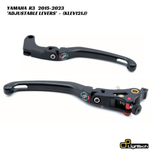 LighTech Folding Brake & Clutch Levers - KLEV121J - Yamaha R3 2015-2023