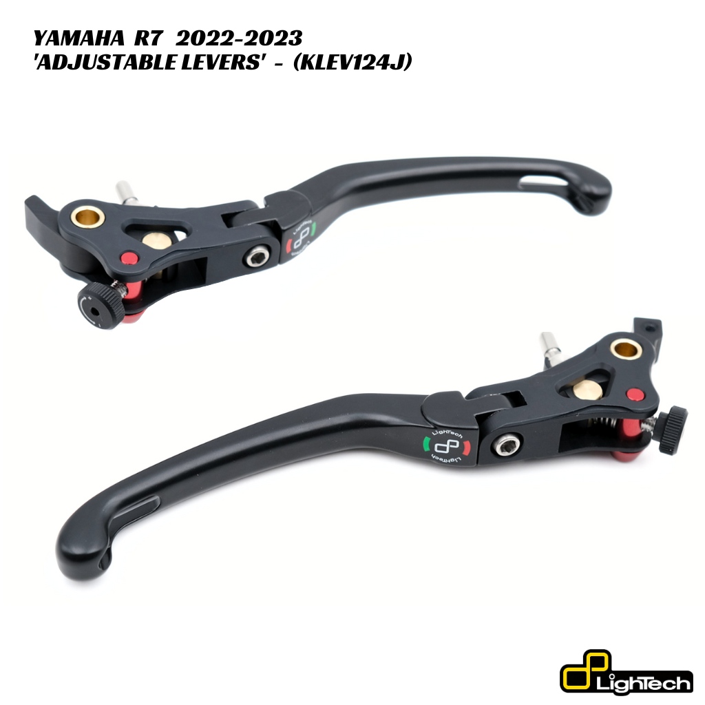 LighTech Folding Brake & Clutch Levers - KLEV124J - Yamaha