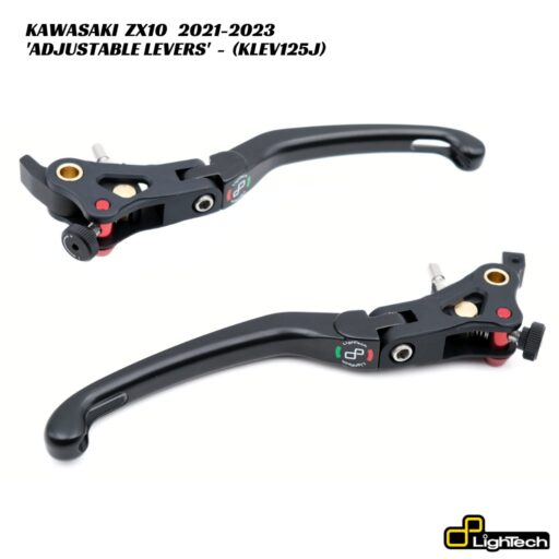 LighTech Folding Brake & Clutch Levers - KLEV125J - Kawasaki ZX10 2021-2023