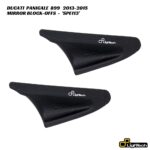 LighTech Mirror Block-Off Plates - SPE113 - Ducati Panigale 899 2013-2015