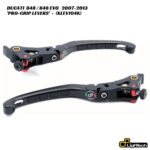 LighTech PRO-GRIP Brake & Clutch Levers - KLEV104K - Ducati 848 / 848 EVO 2007-2013