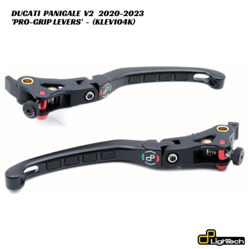 LighTech PRO-GRIP Brake & Clutch Levers - KLEV104K - Ducati Panigale V2 2020-2023