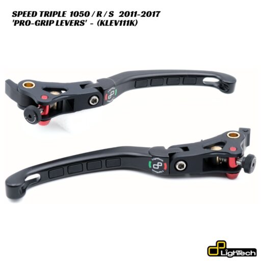 LighTech PRO-GRIP Brake & Clutch Levers - KLEV111K - Triumph Speed Triple 1050 / R / S 2011-2017