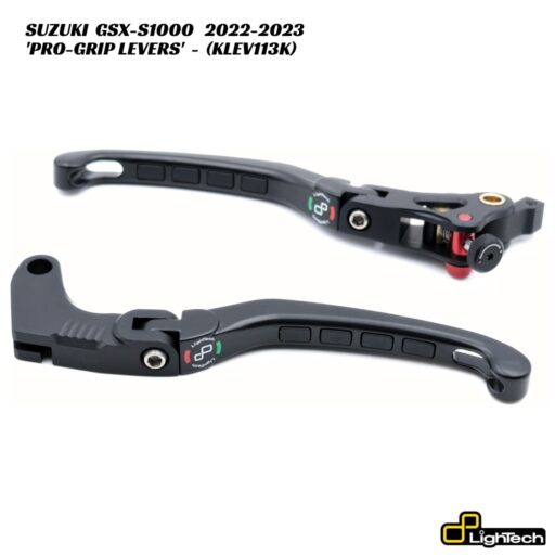 LighTech PRO-GRIP Brake & Clutch Levers - KLEV113K - Suzuki GSX-S1000 2022-2023