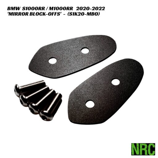 New Rage Cycles Mirror Block-Off Plates - BMW S1000RR / M1000RR 2020-2022